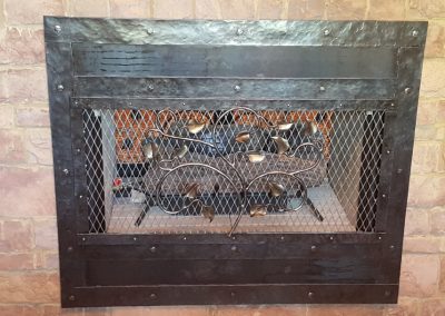 Fireplace panel
